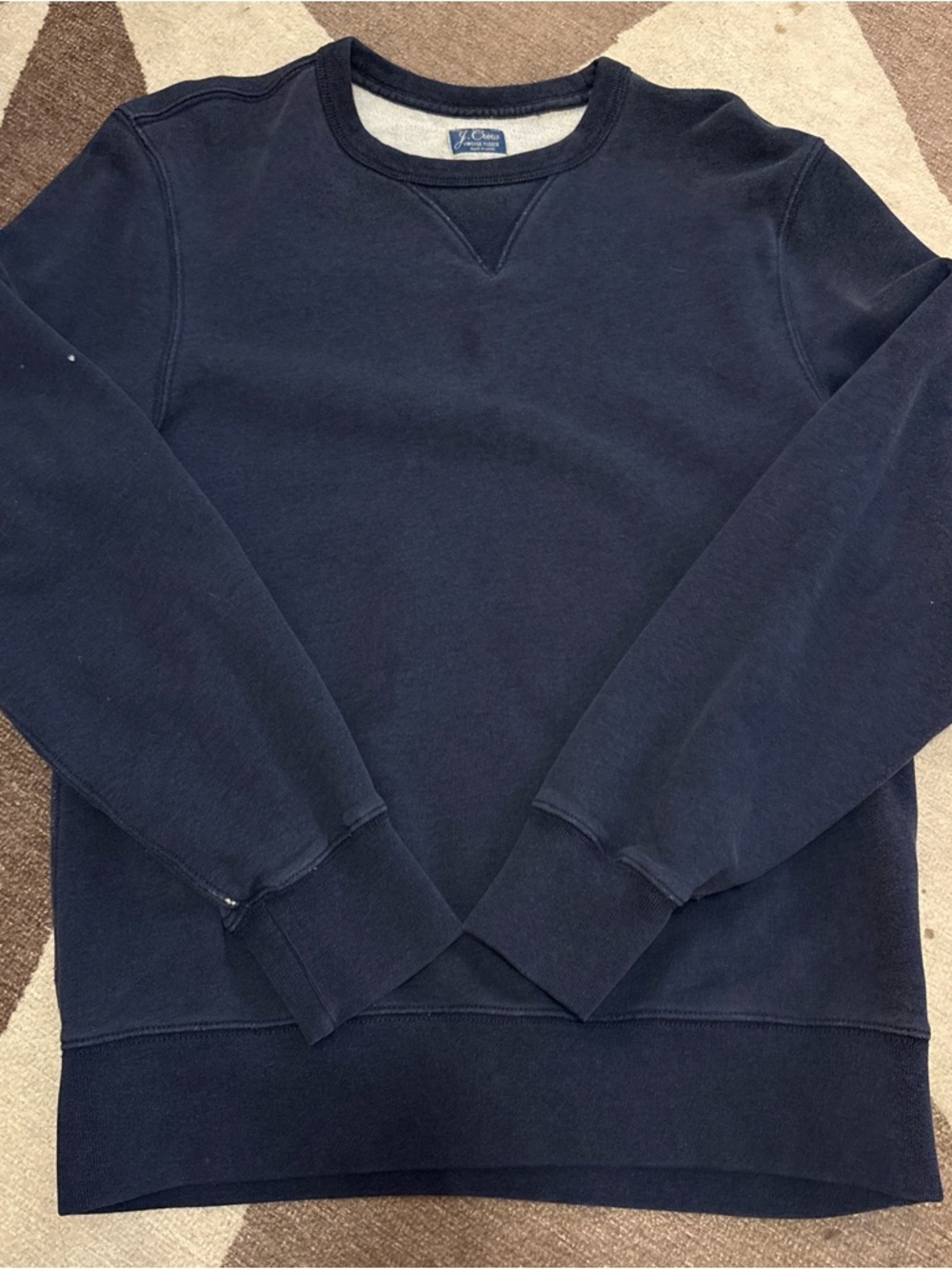 J. Crew  100% cotton Men's Navy Crewneck Sweatshirt